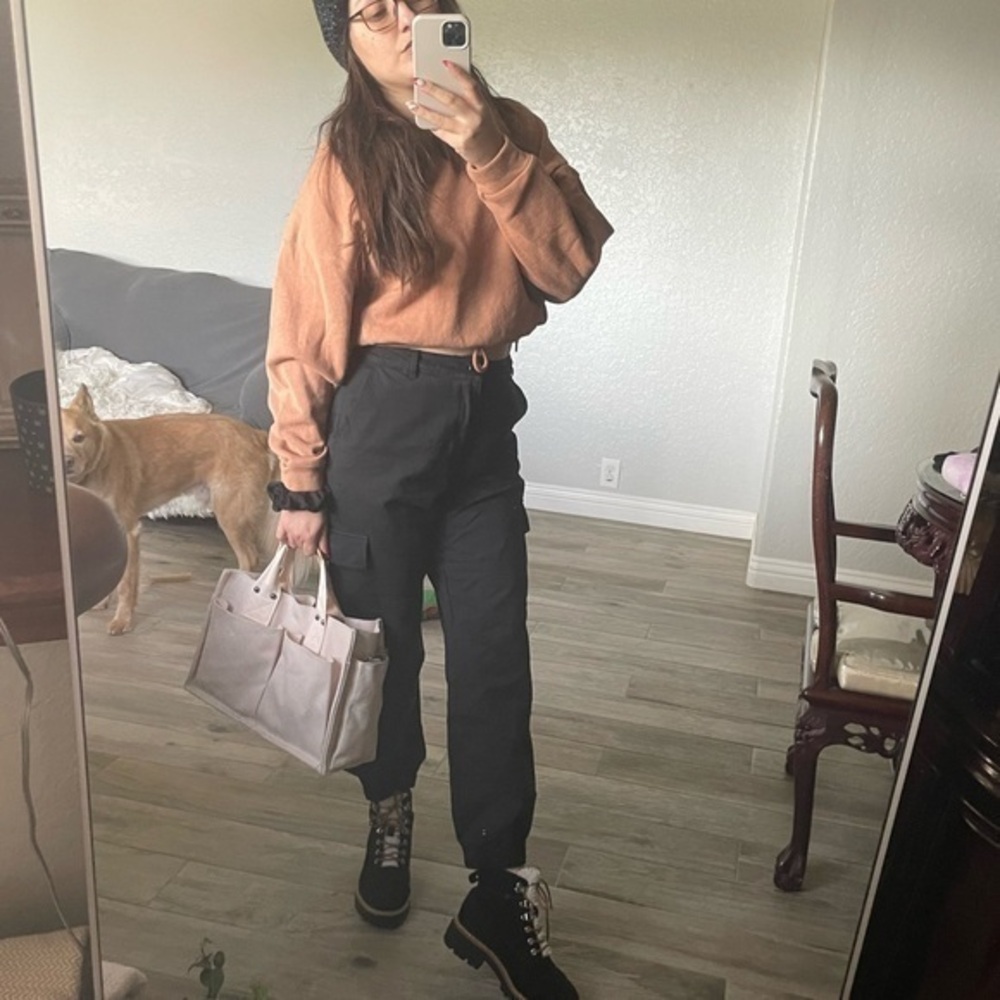 Black cargo pants - Picture 1 of 1
